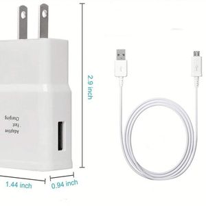 Wall Charger <b>Adapter</b> Fast Charging <b>Micro</b> <b>USB</b> Cable for Sams S7/S7 Edge/S6/S6 Plus/A6/J7/J3/ Note 5 4 - Product Image 5