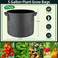 Sacs de culture pliables en fibre végétale de 400 ml, respirants, résistants aux intempéries, style classique, pots de jardin d'extérieur pour légumes