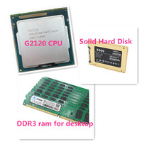 Procesador de PC pentium G2120, doble núcleo, 1155 núcleos, stock usado