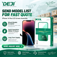 Écran LCD FHD DEJI OEM ODM pour iPhone 14 Plus, remplacement d'écran de téléphone, fourniture pour distributeurs et importateurs
