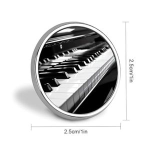 Pins de Solapa con Diseño de Teclado de <span class=keywords><strong>Piano</strong></span> OEM ODM, Pins para Mochila, Pin Redondo para Hombres y Mujeres, Broches para Decoración de Bodas y Fiestas - Product Image 2