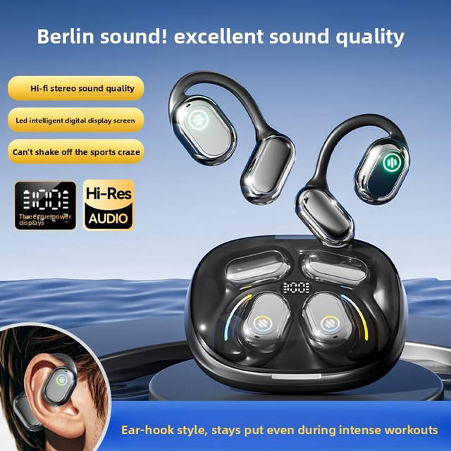 New Arrival Comfort Open Ear Earbuds for 5.4 Active Noise Reduction Clear Voice Control Durable Battery Life Waterproof