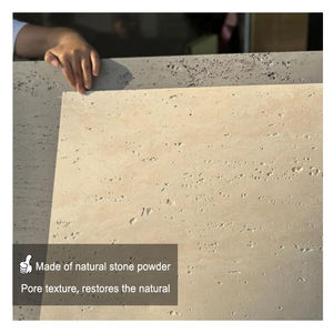 Prix bon marché 60*30 <span class=keywords><strong>cm</strong></span> Beige romain classique lumière ivoire <span class=keywords><strong>travertin</strong></span> Tuile flexible - Product Image 3