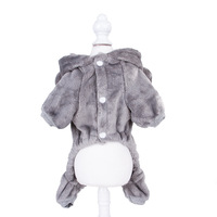 Vêtements pour animaux de compagnie en peluche courte douce, vente en gros d'usine, manteaux pour chiens mignons pour l'automne et l'hiver
