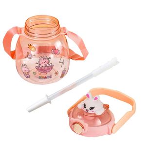 Cute Cartoon Water Portable Clear Plastic School Student <b>Drinking</b> <b>Bottle</b> for Kids - Product Image 3