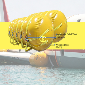 Sac de levage marin cylindrique sous-marin avec valve de surpression pour le sauvetage maritime et la flottabilité des pipelines - Product Image 2
