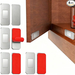 Loquet magnétique en acier inoxydable ultra-mince pour tiroir, aimant mural pour porte d'armoire, maintien automatique pour porte coulissante - Product Image 2