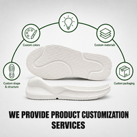 Chaussures Chunky Dad en EVA blanc avec semelle à motif diamant, rainures flexibles et plateforme épaisse pour une augmentation de la hauteur