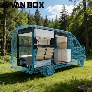 <span class=keywords><strong>Camper</strong></span> de Oficina Móvil Personalizado, el Versátil Módulo Pequeño en Forma de Caja para Camioneta - Product Image 1