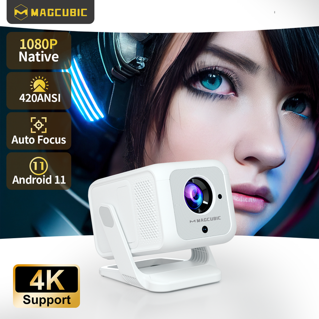 HY310X Overseas Warehouse 1080P Projector 420 ANSI Speaker Mode Portable Wireless Screen Mini Projector