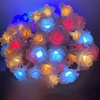Guirlandes lumineuses de noël imperméables pour l'extérieur, multicolore, arbre de noël, fenêtre de mariage, batterie décorative USB solaire