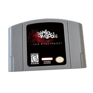 Cartuchos de Videojuegos N64 Versión Estadounidense/NTSC, Cartucho de Juego N64 para Banjo-Kazooie: <span class=keywords><strong>The</strong></span> <span class=keywords><strong>Lair</strong></span> Witch Project, Versión en Inglés de EE. UU. - Product Image 1