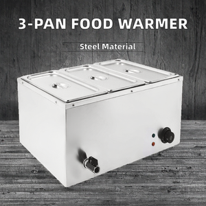 อุปกรณ์ครัวมืออาชีพจากบินโจว ตู้โชว์อาหารร้อนแบบมีล้อเลื่อนสำหรับโรงแรม ทำจากสแตนเลส พร้อมระบบทำความร้อนไฟฟ้า - Product Image 6