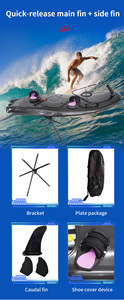 Planche de surf à moteur à injection de carburant en fibre de carbone pour sports nautiques et lacustres - Portable avec sac, puissante et excitante - Product Image 5
