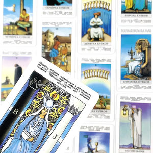 Baraja de <span class=keywords><strong>Tarot</strong></span> Clásica Rider-Waite, Cartas de <span class=keywords><strong>la</strong></span> <span class=keywords><strong>Rueda</strong></span> de <span class=keywords><strong>la</strong></span> <span class=keywords><strong>Fortuna</strong></span> para Adivinación - Product Image 5