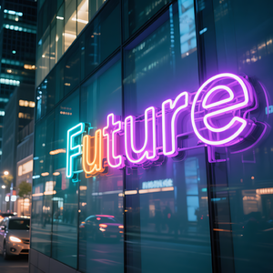 Idea d'oro marca 3D LED insegna al Neon 'buon compleanno' per casa ufficio ali d'ape Costume lettera materiale acrilico per negozi all'aperto - Product Image 2