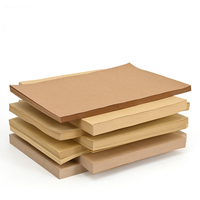 Papier d'emballage alimentaire écologique résistant à la graisse, 30 GSM, enduit de PE, recyclable, en pâte de bois, compatible avec l'impression offset, sandwich, A4, sushi