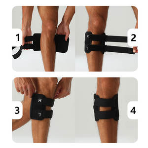 Dispositivos ajustables para aliviar el <span class=keywords><strong>dolor</strong></span> de <span class=keywords><strong>ciática</strong></span> para protector de <span class=keywords><strong>Espinilla</strong></span> de pantorrilla con férulas metálicas de doble cara - Product Image 5