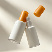 Flacon pompe sans air de luxe personnalisé, flacon vide en plastique pour soins de la peau, flacon pour lotion, emballage cosmétique, conteneur pour crème pour le visage