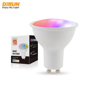 <span class=keywords><strong>Ampoule</strong></span> <span class=keywords><strong>LED</strong></span> Tuya Smart WIFI BLE <span class=keywords><strong>GU10</strong></span> 5W 220-240V, contrôle par application, spot <span class=keywords><strong>LED</strong></span> <span class=keywords><strong>multicolore</strong></span>, <span class=keywords><strong>LED</strong></span>-WIFI <span class=keywords><strong>GU10</strong></span> - Product Image 2