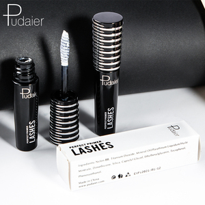 Baguettes de <span class=keywords><strong>mascara</strong></span> avec logo personnalisé, apprêt parfait pour les grands yeux, <span class=keywords><strong>base</strong></span> imperméable à l'eau, cils crème en fibre blanche, partenaire de <span class=keywords><strong>mascara</strong></span> - Product Image 1