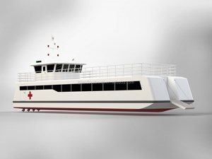 Bateaux médicaux flottants en aluminium Grandsea de 82 pieds, ambulances, hôpitaux flottants, navires médicaux à vendre - Product Image 1