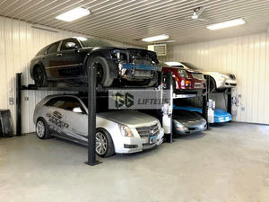 Équipement de stationnement automatique Ascenseur de voiture à 4 postes Parking utilisé pour les voitures <span class=keywords><strong>Garage</strong></span> Gerbeur de voiture Ascenseur de stockage Système de stationnement hydraulique - Product Image 6