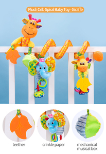Giocattolo Musicale per Passeggino a Forma di Giraffa, Peluche in Poliestere e Cotone PP Ecologico, Giocattolo da Appendere al Culla Accattivante 2021 - Product Image 6