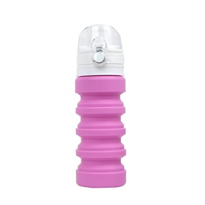 Botella Deportiva de Silicona Plegable de 400 ml, Tapa a Prueba de Fugas con Rosca, Libre de BPA, Ecológica, Ligera, Reutilizable, para Beber Directamente - Product Image 3