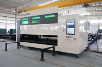 Máquina de Corte Láser de Metal con Mesa de Trabajo Extraíble Totalmente Cerrada 3015, Máquina de Corte Láser de Fibra de 6000w con Cubierta Completa