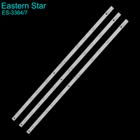 Bande LED ES-3364 (3 pièces, 7 LED) JL.D40071330-002AS-M_V02 pour téléviseur Philips 40 pouces PTV40G50SNS, rétroéclairage LED Eastern Star, barre LED