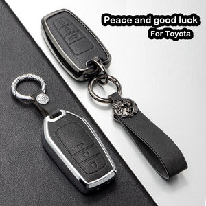 Nhà Máy Giá chinoiserie kim loại chìa khóa xe trường hợp phù hợp cho <span class=keywords><strong>TOYOTA</strong></span> từ xa chính Fob Bìa thông minh vỏ chìa khóa xe - Product Image 2