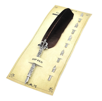 Ensemble de stylos plume classiques en métal, stylos plume promotionnels pour la calligraphie, stylos plume pour les affaires