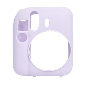 Grosir untuk FUJIFILM instax mini 12 casing pelindung kamera silikon lunak (ungu) - Product Image 2