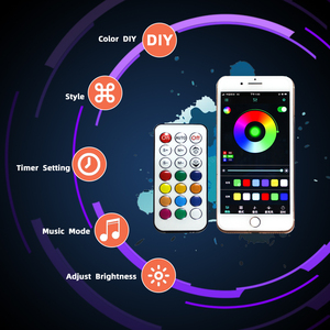 6 Dải Đèn LED Màu Đuổi Theo 150Cm + 90Cm Bộ Đèn Dưới Thân Dưới Ống Ô Tô - Product Image 5