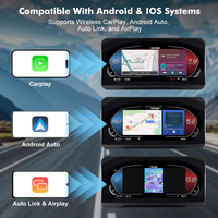 Nuevo Velocímetro LCD de 12.3'' para el Tablero de Instrumentos de Autos Serie 3/4 F30-F36, Panel de Instrumentos Digital con Carplay, Retrofit/Actualización