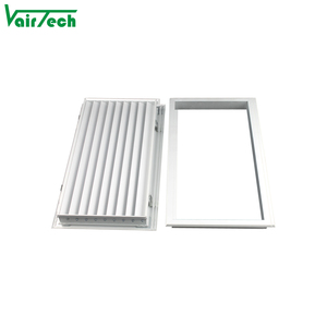 Installation facile <span class=keywords><strong>Grille</strong></span> d'aération <span class=keywords><strong>de</strong></span> <span class=keywords><strong>porte</strong></span> <span class=keywords><strong>Grille</strong></span> <span class=keywords><strong>de</strong></span> retour d'air en aluminium Persienne d'air détachable - Product Image 2