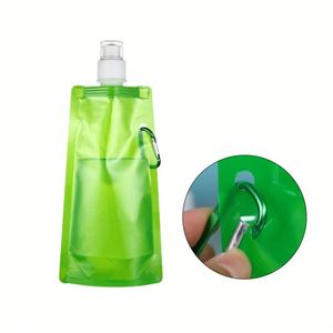 Bouteille d'eau pliable en PE sans rinçage, écologique et réutilisable pour l'extérieur - Product Image 1