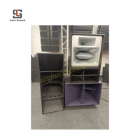 Caja de Altavoz de Bajos para DJ de Alta Potencia con Doble Woofer de 18 Pulgadas F2188, Subwoofer de Barra de 3 Vías y Sistema de Audio Pasivo para Conciertos en Vivo