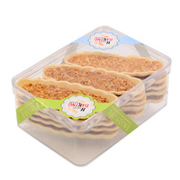 Vente en gros grand plateau rectangulaire en plastique transparent grande boîte plate pour aliments petits objets pour l'emballage pour gâteau tasse bonbons