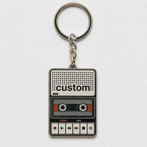 Llaveros Retro Personalizados al por Mayor, Llaveros de Dispositivos de Audio Vintage, Diseño Clásico Nostálgico, Recuerdo para Fanáticos de la Música - Product Image 3