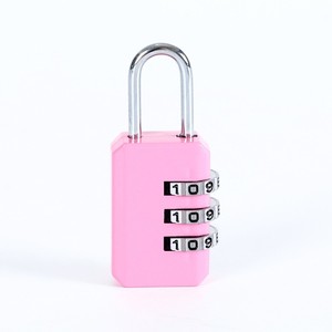 Mini 3 Digit Combination Lock 34mm Zinc Alloy Resettable For Backpack Suitcase Luggage Travel - Product Image 2