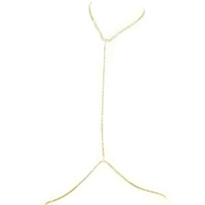 Bijoux de corps Sexy pour femmes, chaînes de taille et de <span class=keywords><strong>cou</strong></span> de haute qualité en cristal et diamant, chaîne plaquée or 18k, vente en gros - Product Image 4