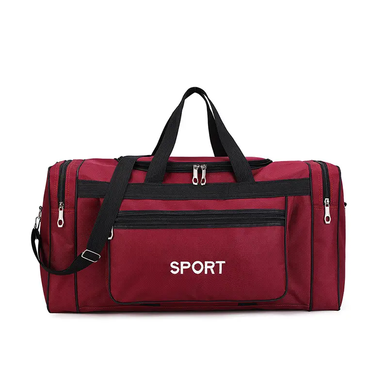 Borsa da ginnastica sportiva all'aperto impermeabile Unisex personalizzata di grande capacità borsone da viaggio per il fine settimana