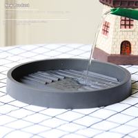 Plateau de pot de fleurs au design minimaliste, optimisé pour la drainage, respirant, anti-moisissure, avec fonction de rétention d'eau