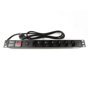 8-Bit 1u <span class=keywords><strong>Pdu</strong></span> Duitse Standaard Aluminium Stopcontact Voor Kast Techniek Insert - Product Image 6