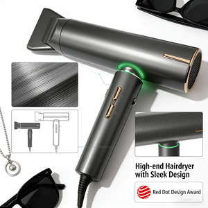Secador de Pelo Iónico Profesional de Alta Velocidad con Motor sin Escobillas para Salón, con Tecnología de Iones Negativos, Flujo de Aire de Calidad Profesional - Product Image 1