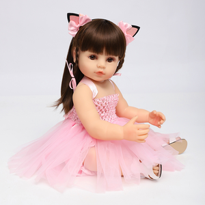 Fox Rabbit Set Vinilo Silicona <span class=keywords><strong>Reborn</strong></span> Baby Doll Kit Precio al por mayor Adorable Girl Kids Parer Regalos con chupete y botella - Product Image 5