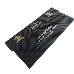 Custom Branded Silicone PVC Bar Mat Rubber Pub Runner Spill Pad Beer Rail Mat Drip Tray Non Slip Service Mat Table Mat Coaster - Product Image 5