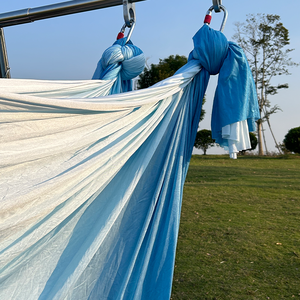 Ensemble de hamac de Yoga <span class=keywords><strong>aérien</strong></span> de 6 mètres de qualité supérieure en <span class=keywords><strong>tissu</strong></span> de Nylon Durable hamac de Yoga <span class=keywords><strong>aérien</strong></span> haute capacité pour Studio à usage domestique - Product Image 2